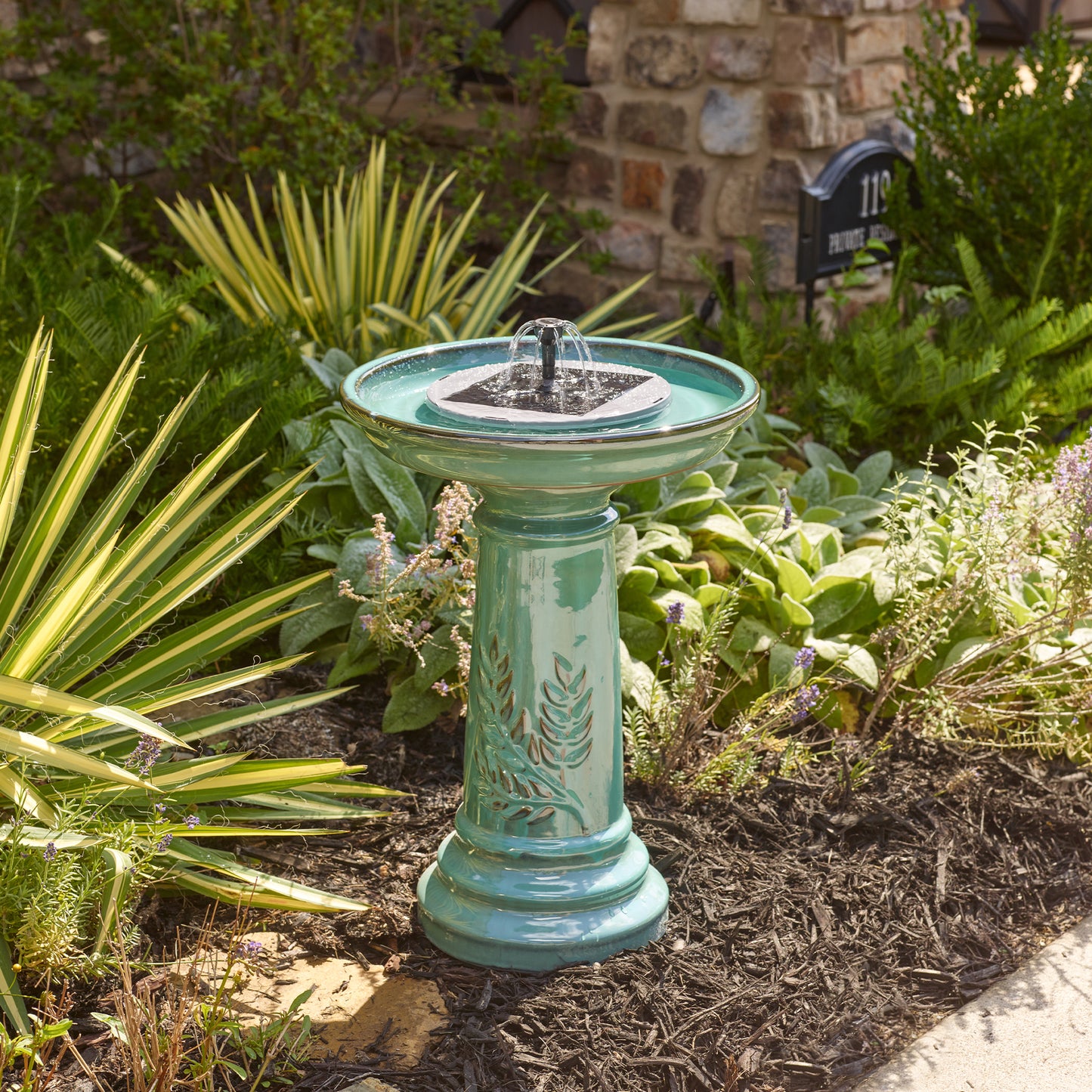 Aquanura 9" IntelliSOLAR Insert for Traditional Birdbaths
