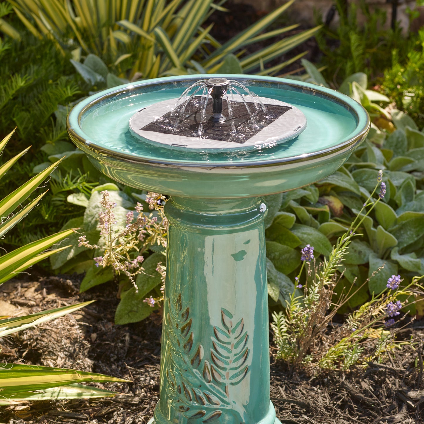 Aquanura 9" IntelliSOLAR Insert for Traditional Birdbaths