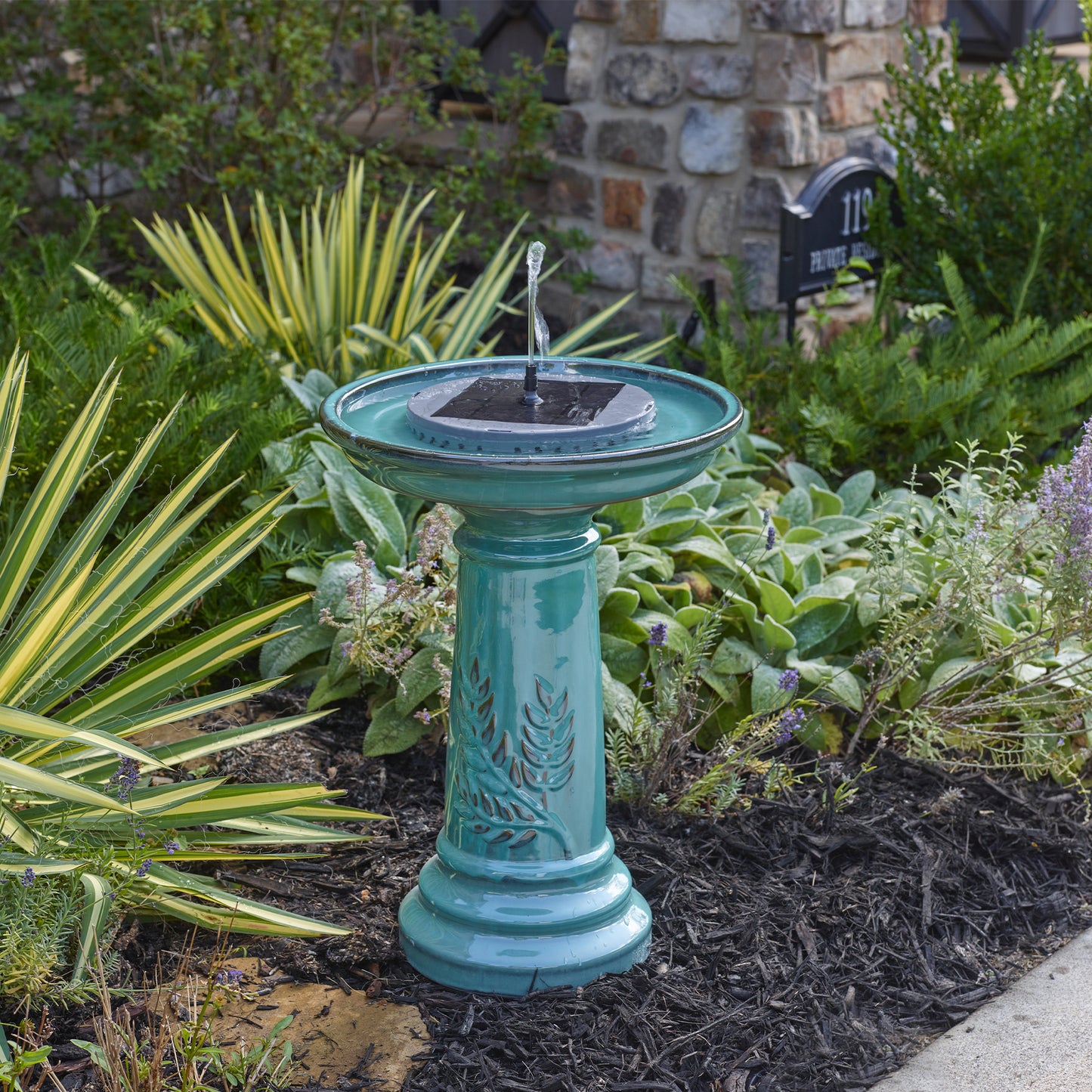 Aquanura 9" IntelliSOLAR Insert for Traditional Birdbaths, Ponds, Pools