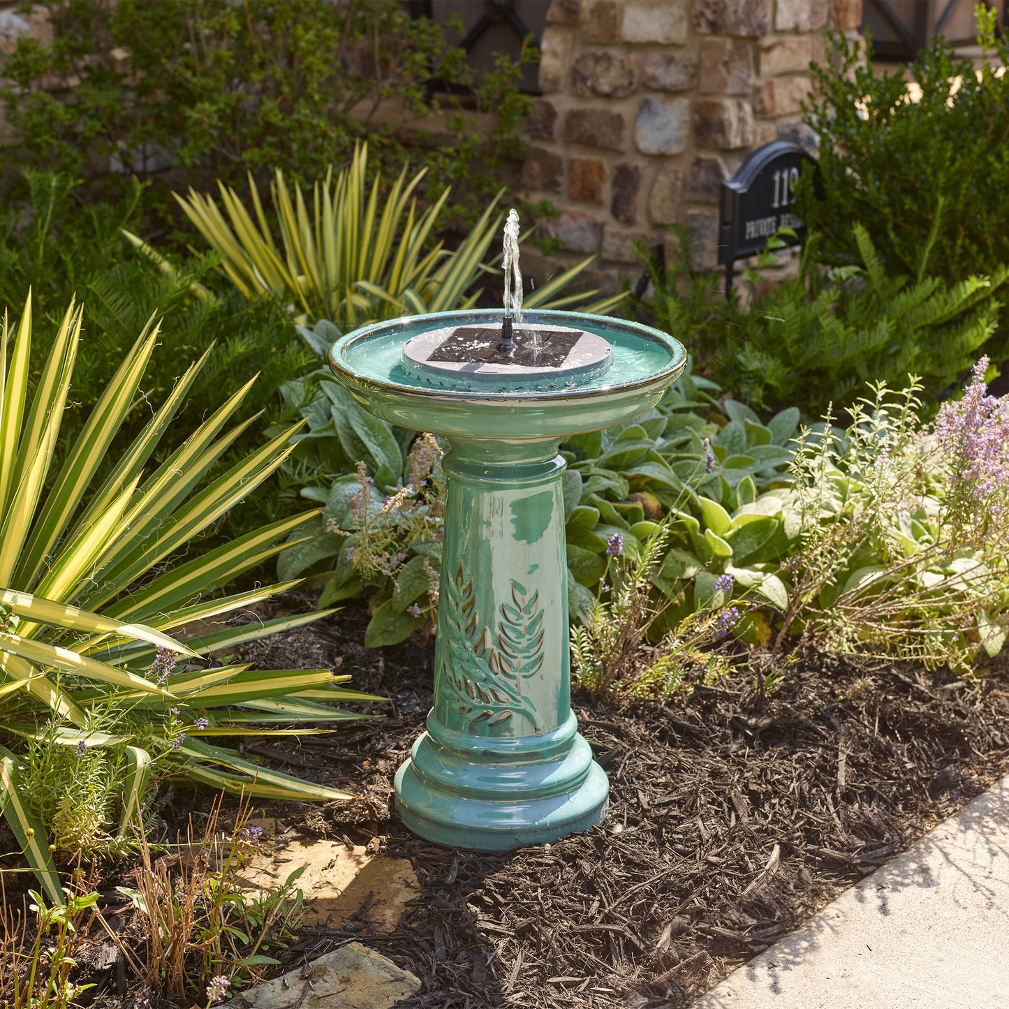 Aquanura 9" IntelliSOLAR Insert for Traditional Birdbaths, Ponds, Pools