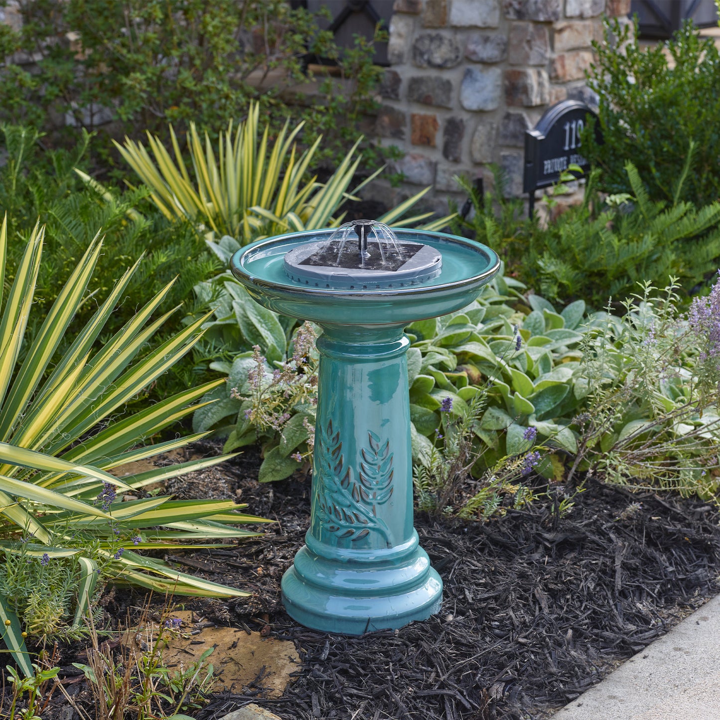 Aquanura 9" IntelliSOLAR Insert for Traditional Birdbaths, Ponds, Pools