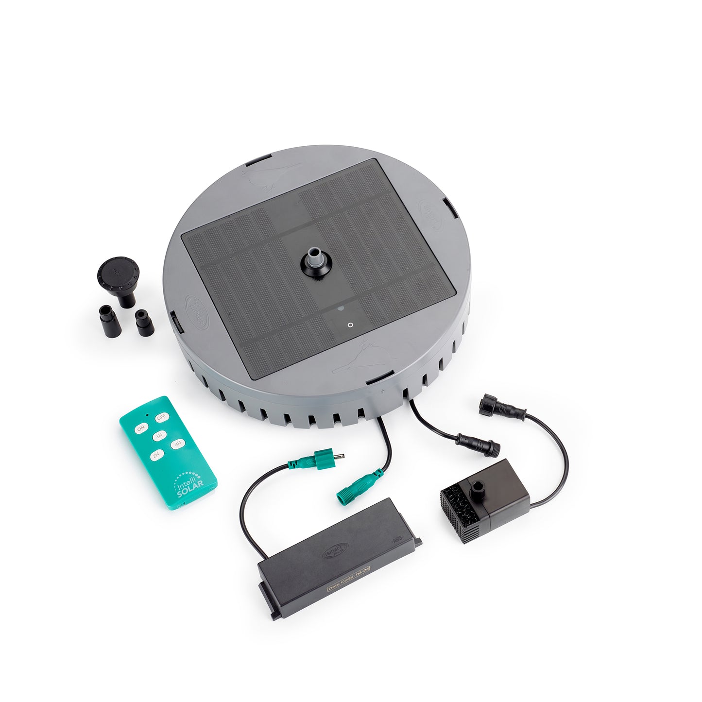 Aquanura 9" IntelliSOLAR Insert for Traditional Birdbaths, Ponds, Pools
