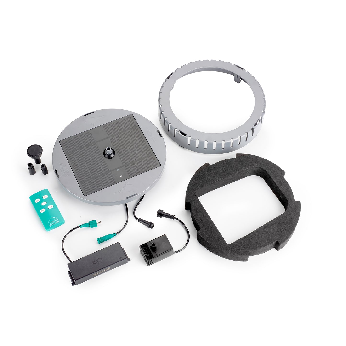 Aquanura 9" IntelliSOLAR Insert for Traditional Birdbaths, Ponds, Pools
