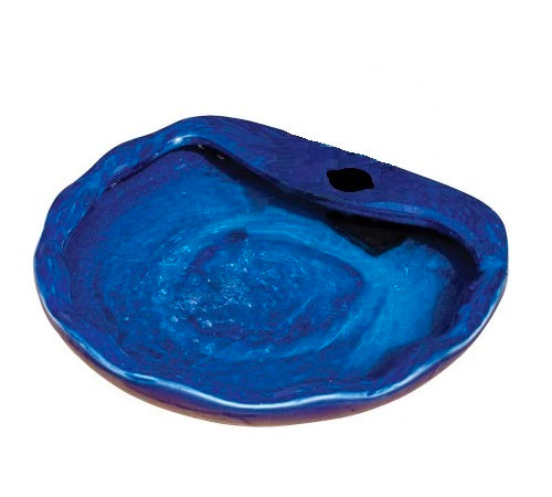 Blue Bowl for Ceramic TableTop Fountain