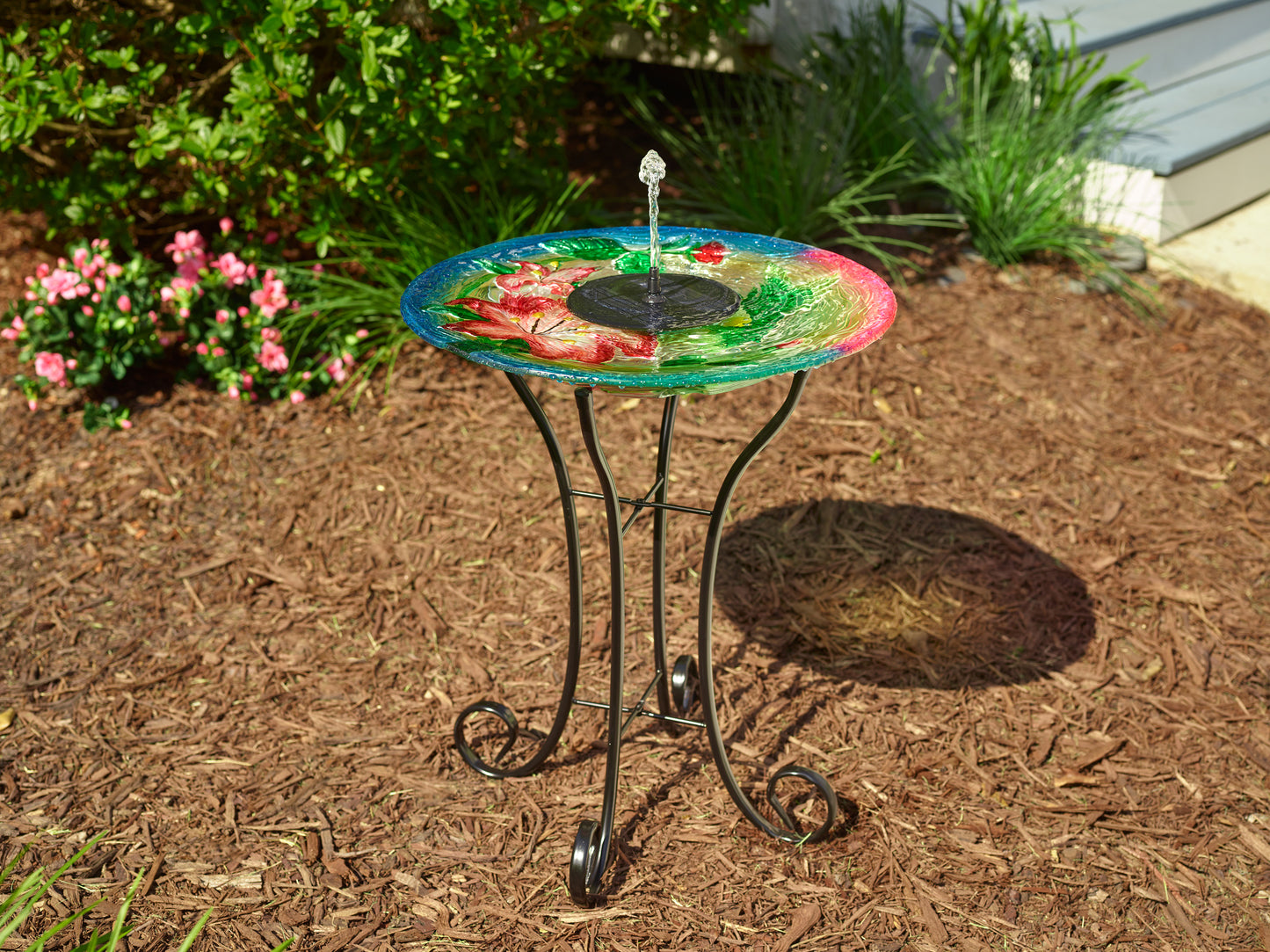 Aquanura LP 6" Solar Birdbath Insert for Traditional Birdbaths