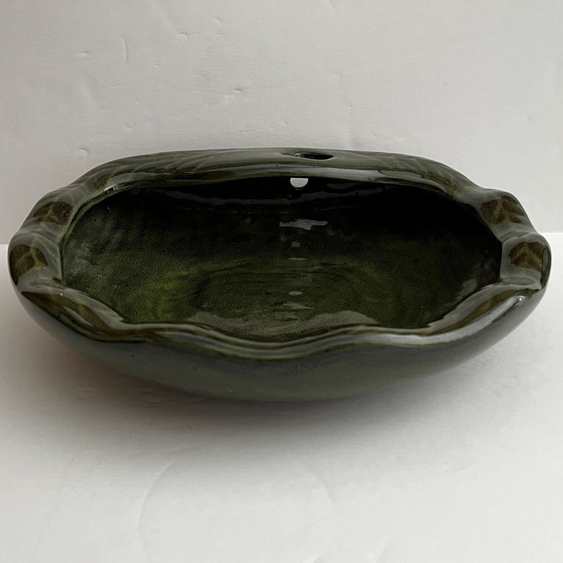 Green Bowl for Ceramic Tabletop Fountain