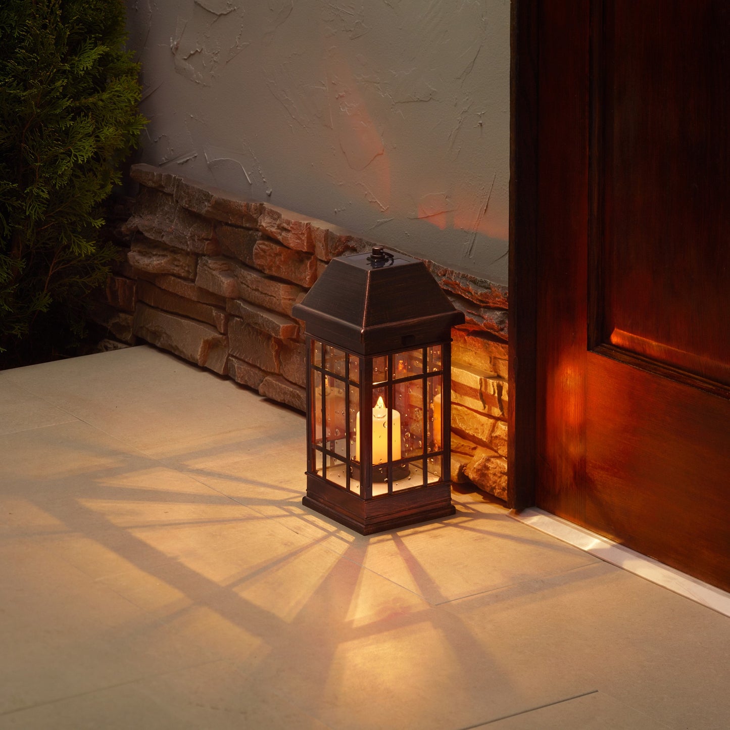 San Rafael II Solar Mission Lantern (15"H)