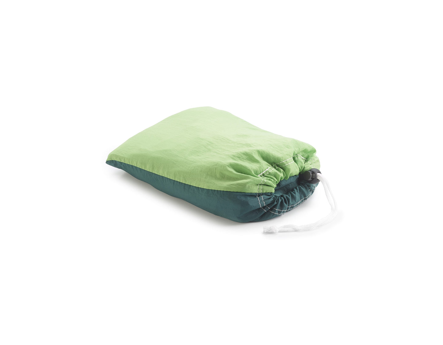 Nylon Hammock in a Bag - Two Tone Green