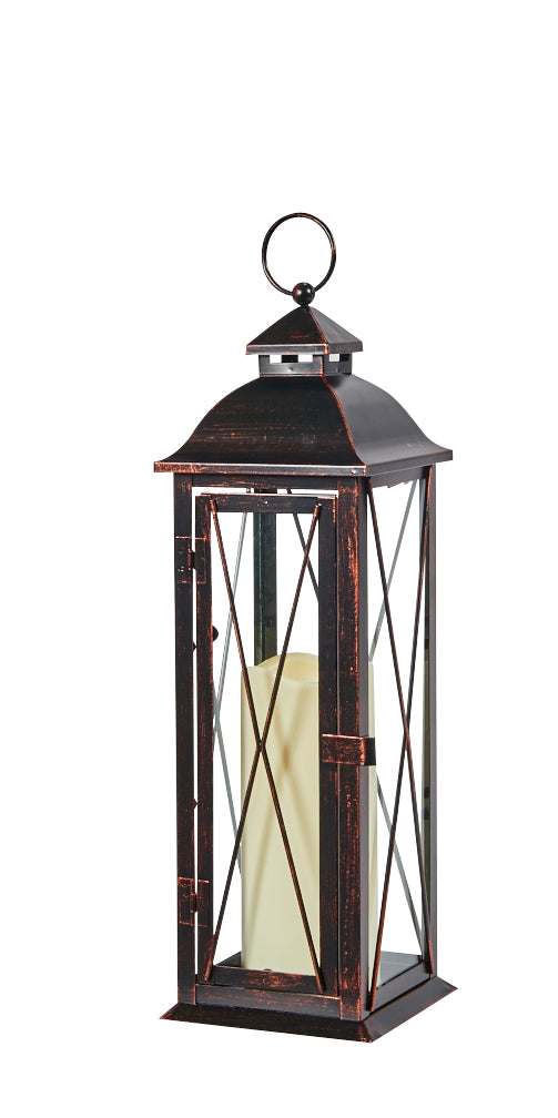 Siena LED Candle Lantern - Antique Bronze (16"H)