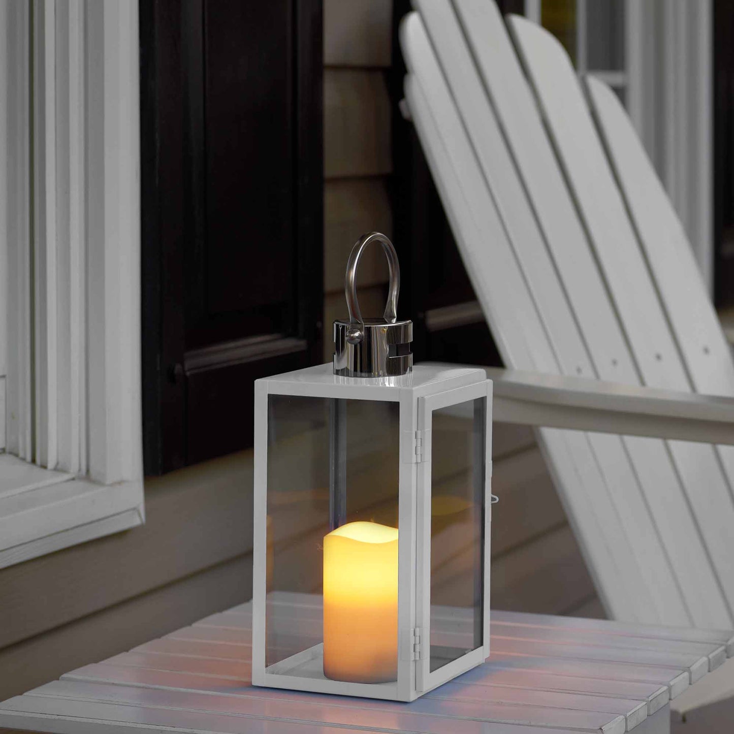 Nemo LED Candle Lantern - White