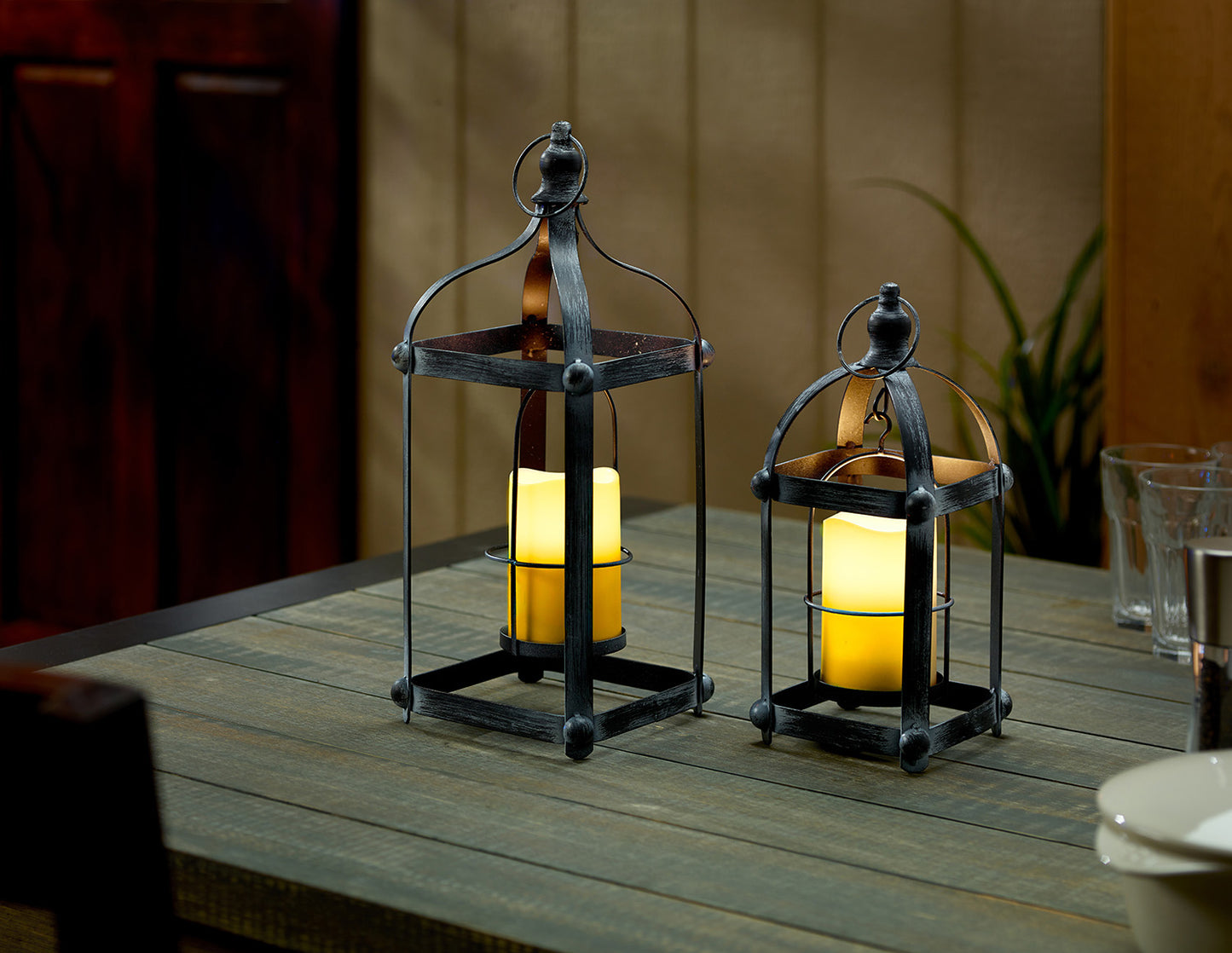 Bradford LED Candle Lanterns (Set of 2)