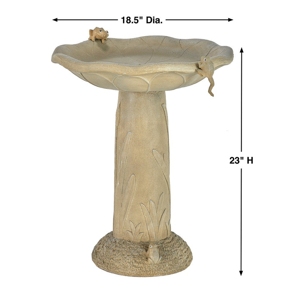 Acadia Traditional Birdbath