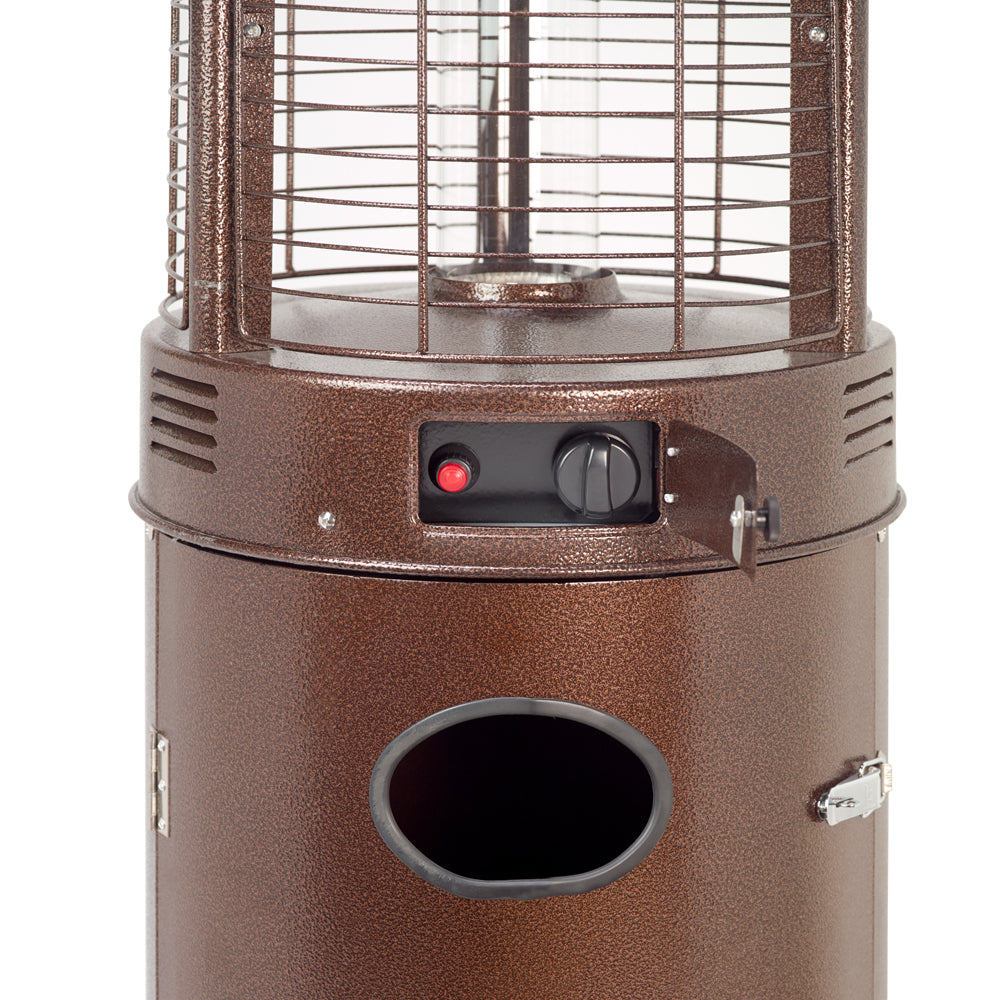 BromoHeat Standing Patio Floor Heater- Bronze