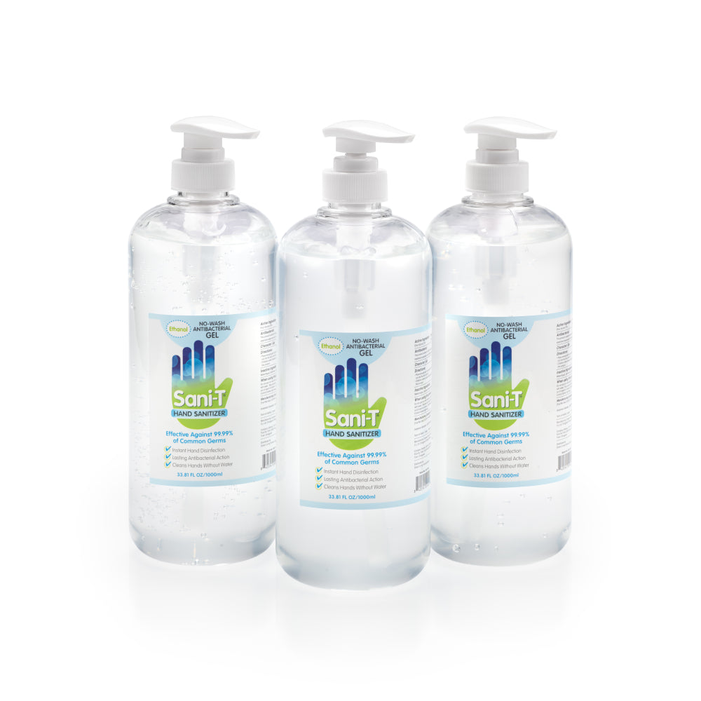 33.82oz Hand Sanitizer Gel - Extra Large 3pk