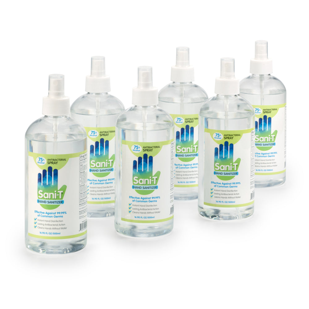 16.91oz Hand Sanitizer Spray - Large 6pk