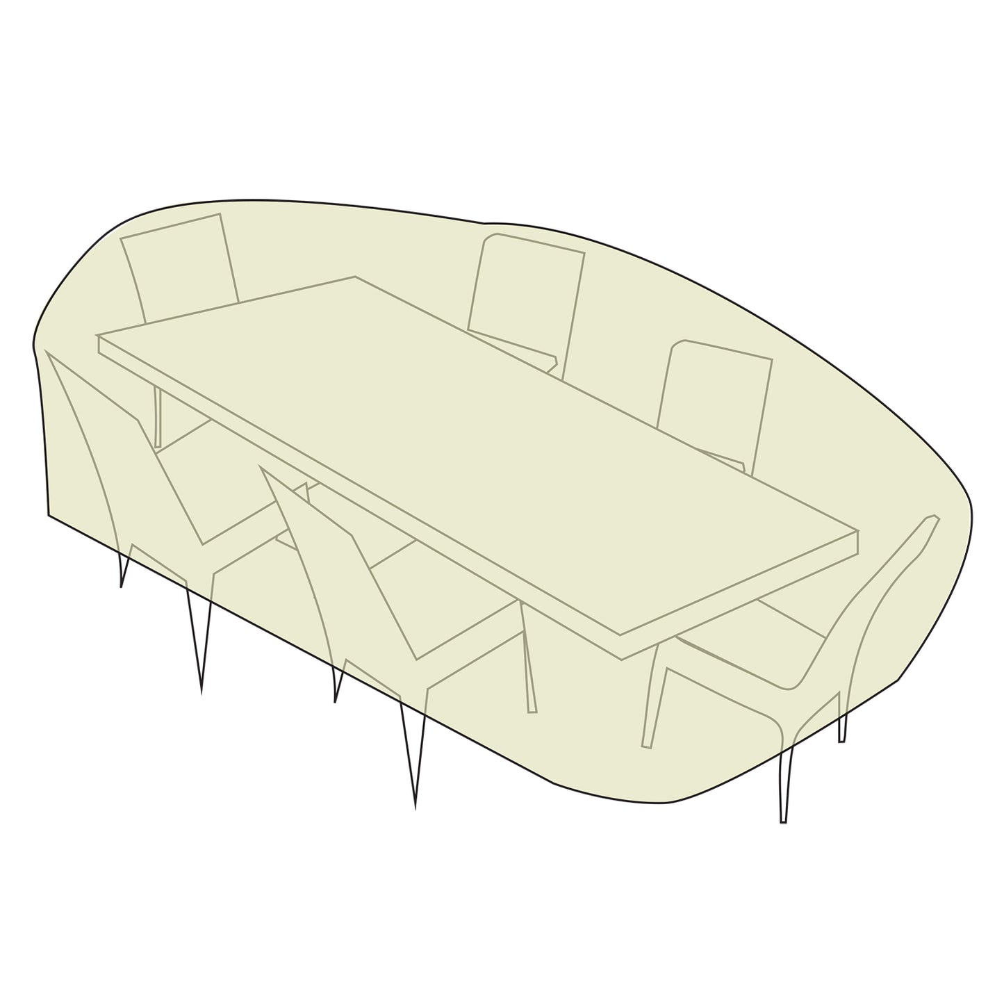 Table Cover Oval/Rectangle (144")