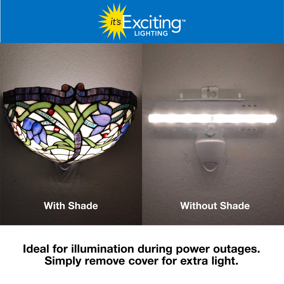 Stained Glass Half Moon Rainforest Sconce