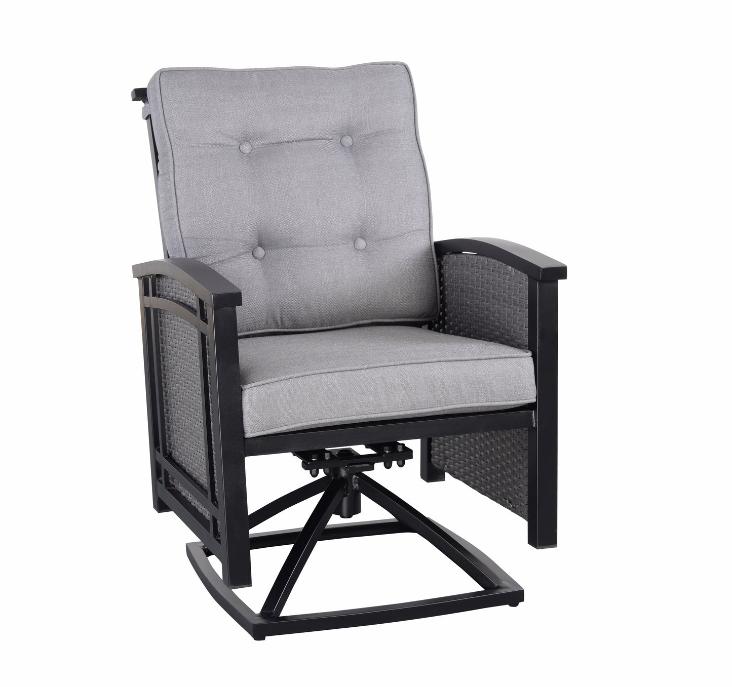 Palmetto 5pc Dining Set - Black/Gray