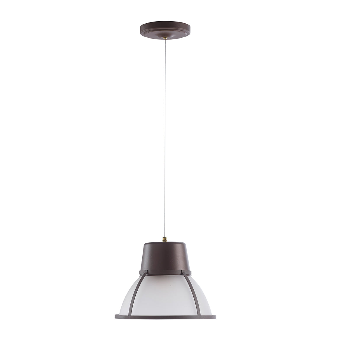 Bente Glass Pendant Light - Brown Bronze