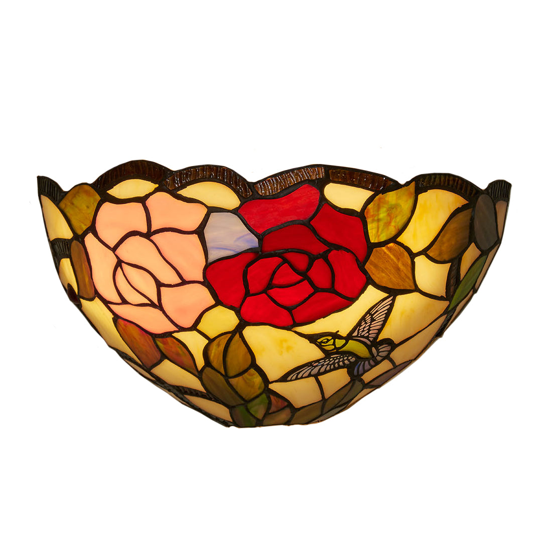 Tiffany Sconce - Rose and Leaves