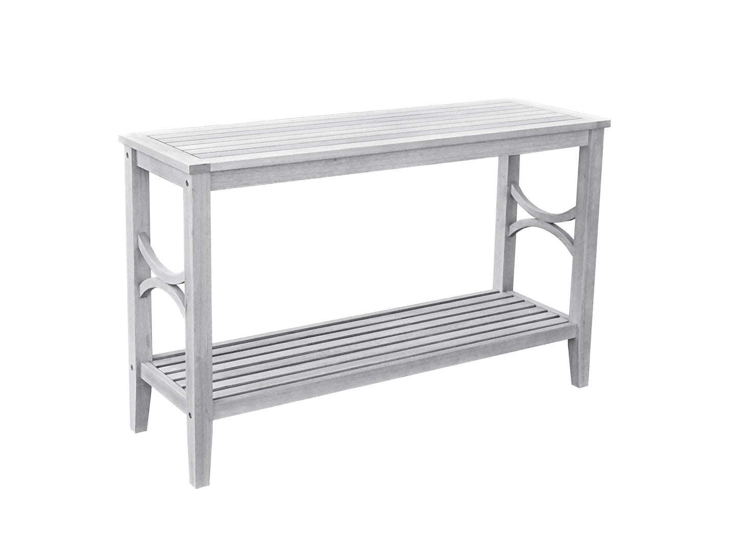 Acacia Console Bar Table - Light Gray