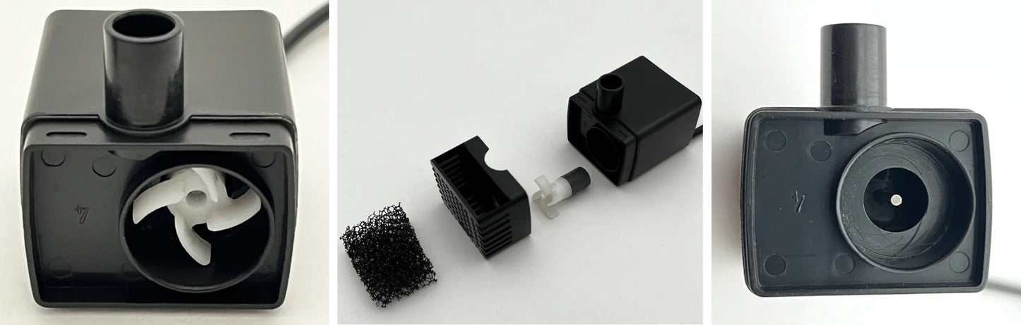 GPA4T Pump with Splitter (for Fountains with 2 Panels) *Threaded Plugs