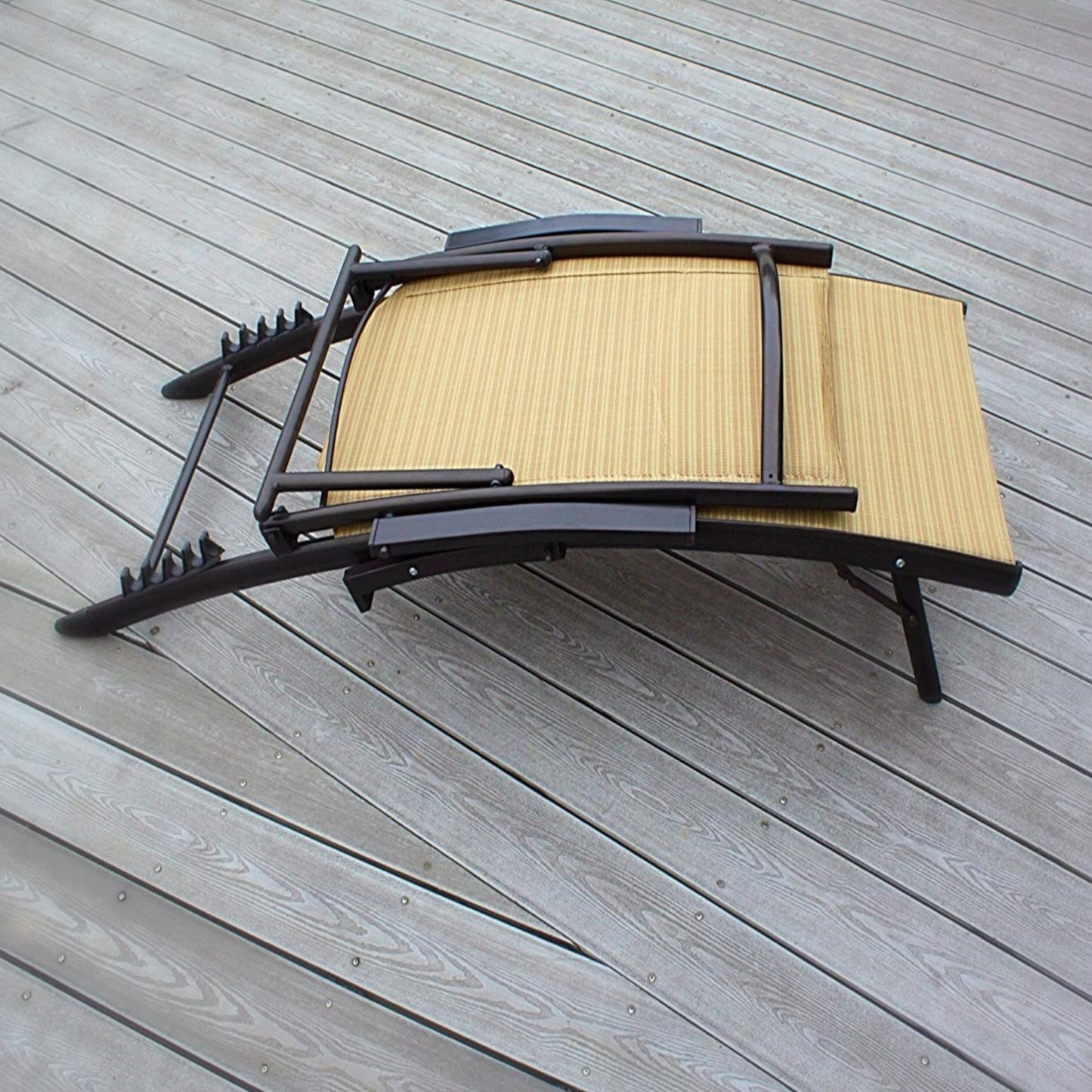 Westin Sling Chaise Lounger - Bronze/Tan