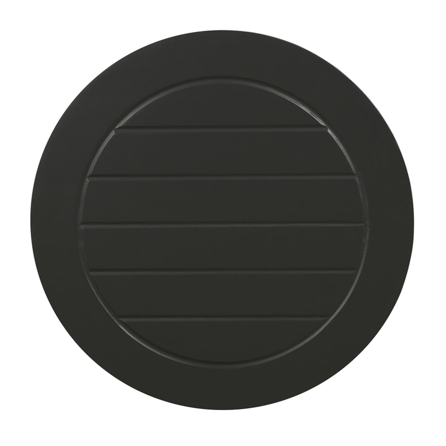 Hardwood Round Side Table - Black
