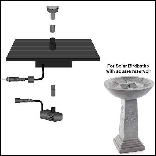 2060PKST Standard Solar Kit for Birdbath Fountain (NOTE: REPLACED BY #2060PKR)