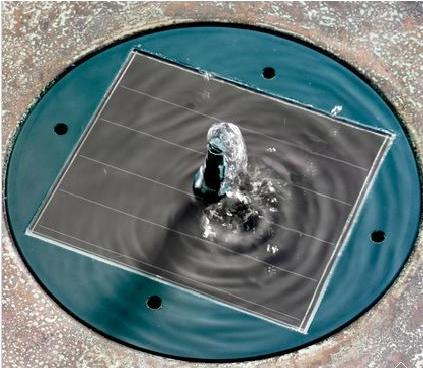 2060AS01 Standard Solar Panel 6v 1.1w (for Birdbath, 2-Tier, Lily) *DISCONTINUED