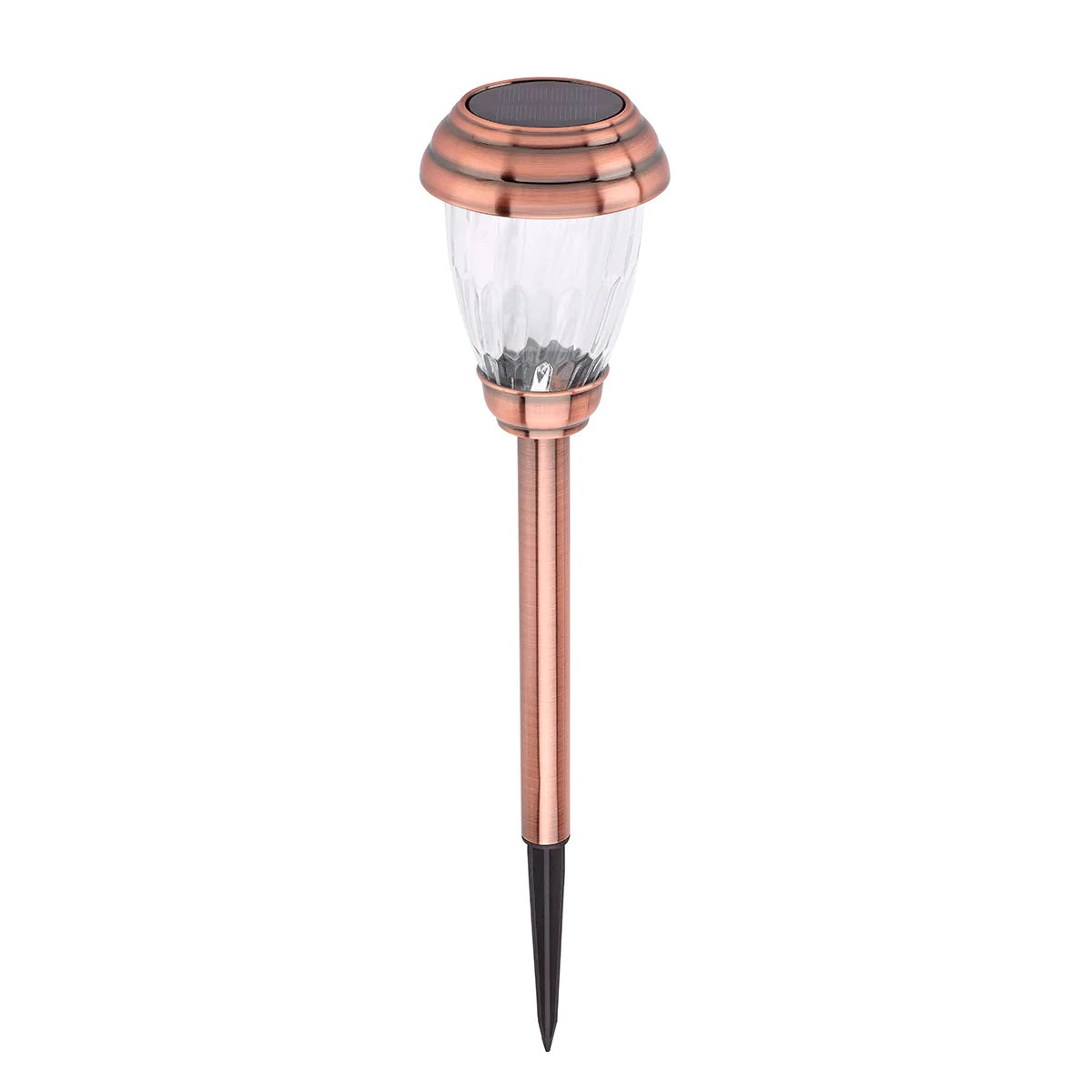 1 Charleston Solar Path Light - Copper