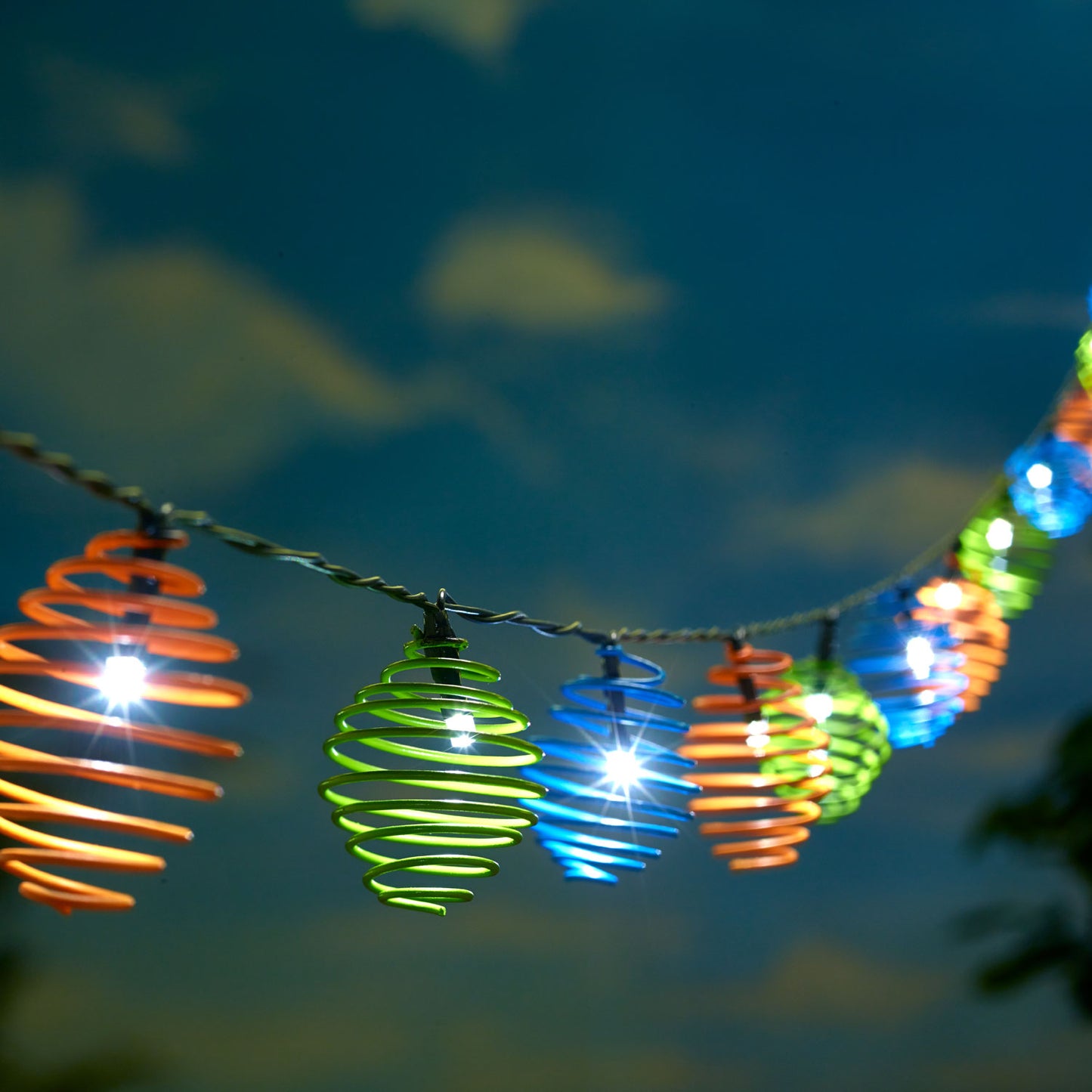 Curvet Multi Color Solar String Lights - Professional Series