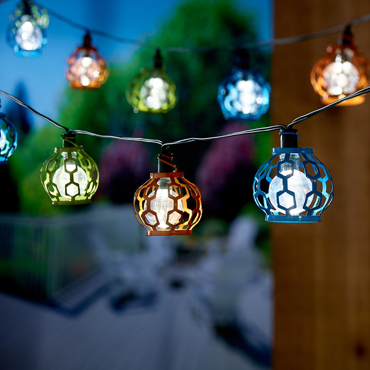 Gala Multi Color Solar String Lights - Professional Series