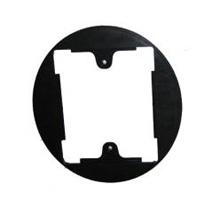 Mounting Ring for Birdbath Solar Panel in Round Reservoir