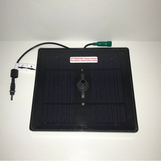 SB1W5DT Solar-On-Demand Panel 6v 1.5w (for Birdbath & 2Tier) *Threaded Plugs