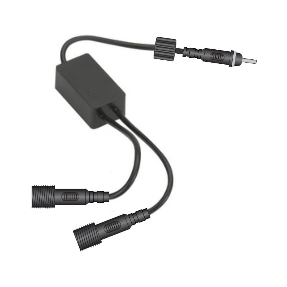 Y-Connector (Splitter for Fountain with 2 Solar Panels) *Threaded Plugs (PLEASE READ COMPATIBILITY)