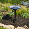 Ravenna IntelliSOLAR Ceramic Birdbath with Remote – Blue/Mosaic