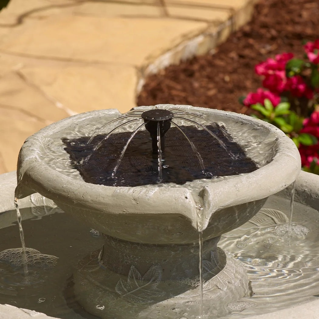 Fountain Head Kit for IntelliSolar Birdbaths & IntelliSolar 2-Tier Fountains (smaller holes)