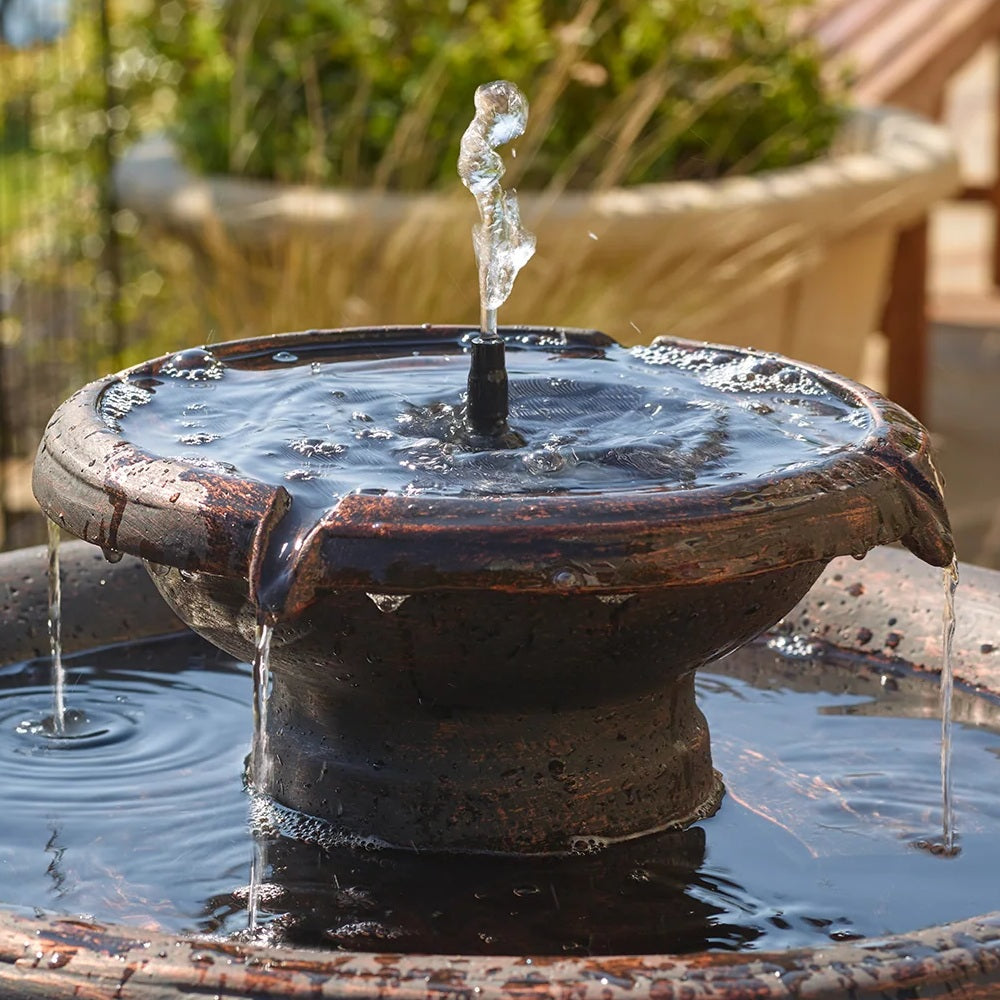 Fountain Head Kit for IntelliSolar Birdbaths & IntelliSolar 2-Tier Fountains (smaller holes)
