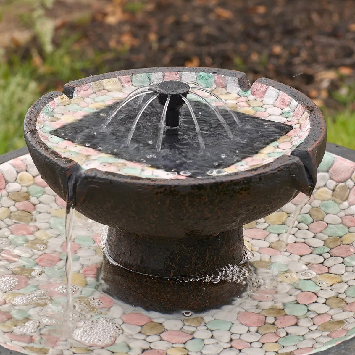 Fountain Head Kit for IntelliSolar Birdbaths & IntelliSolar 2-Tier Fountains (smaller holes)