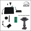 2090PKR IntelliSOLAR Kit with Remote for 2-Tier Fountain