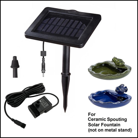 2130PKST Standard Solar Kit for Ceramic Spouting Fountain *Threaded Plugs