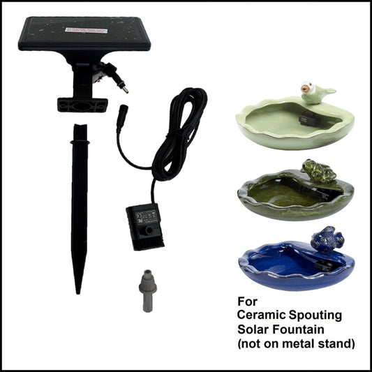 2130PKST Standard Solar Kit for Ceramic Spouting Fountain *Threaded Plugs