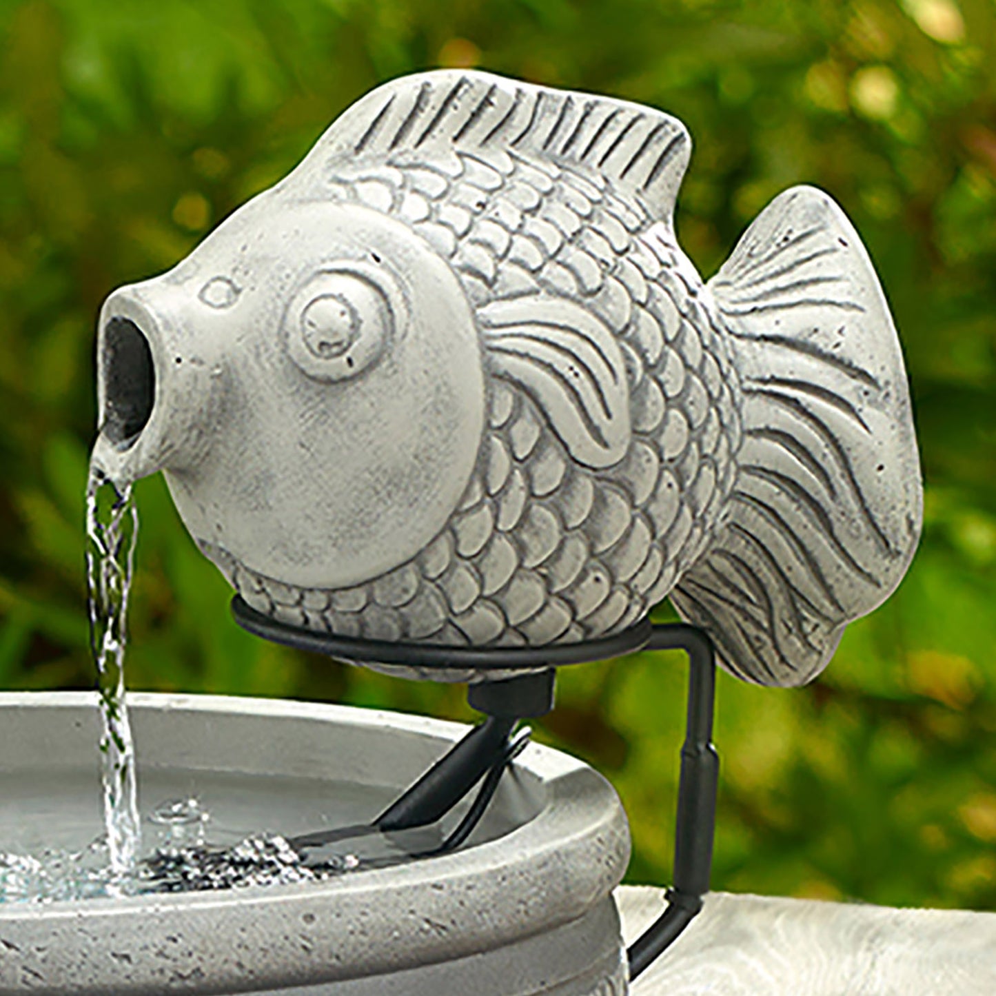 Marin Solar Fish Fountain