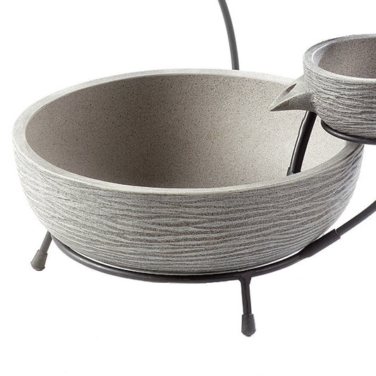 Large Bowl for Oslo Grey Cement Cascade