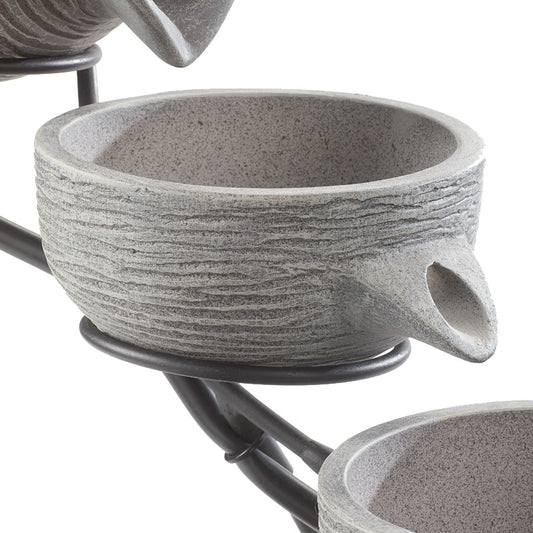 Small Bowl for Oslo Grey Cement Cascade