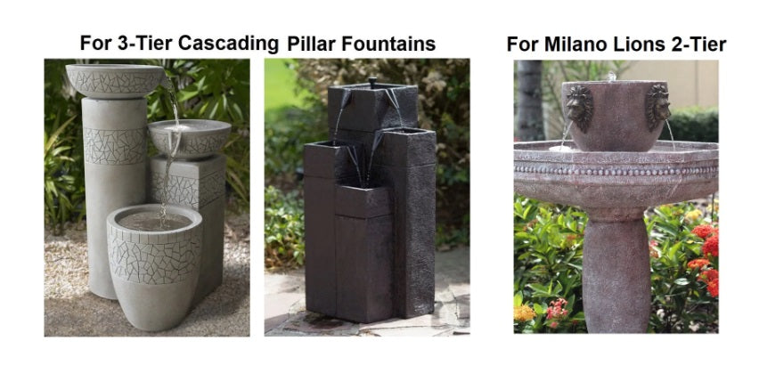 Tube Kit for 3-Tier Pillar Fountains