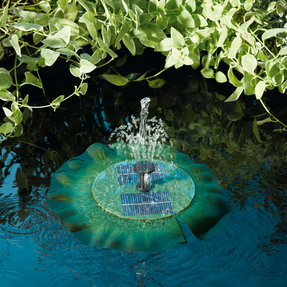 Floating Lily Solar Fountain (foam)