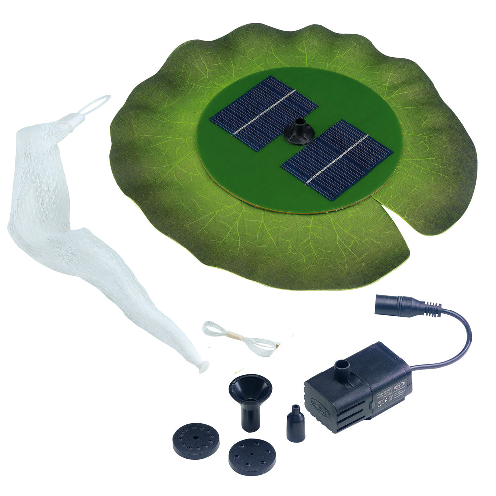 Floating Lily Solar Fountain (foam)