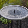 Perello IntelliSOLAR Birdbath with Remote - Distressed Gray